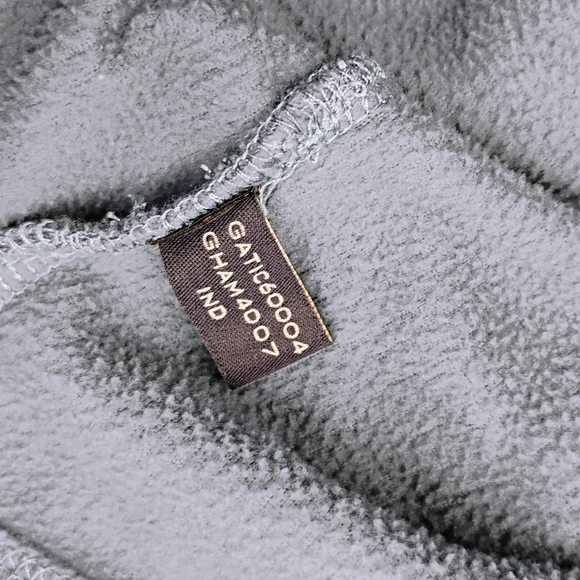 G.H. Bass & Co. Men's Fleece Sweater Pullover Blue Crew Neck M-3 - Picture 7 of 7